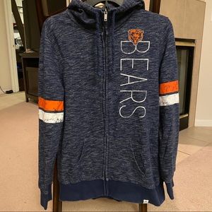 Chicago bears zip up hoodie